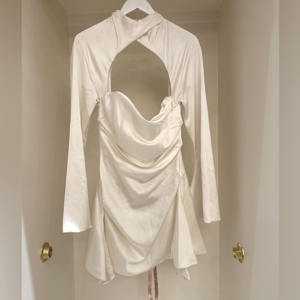 NWT House of CB white dress